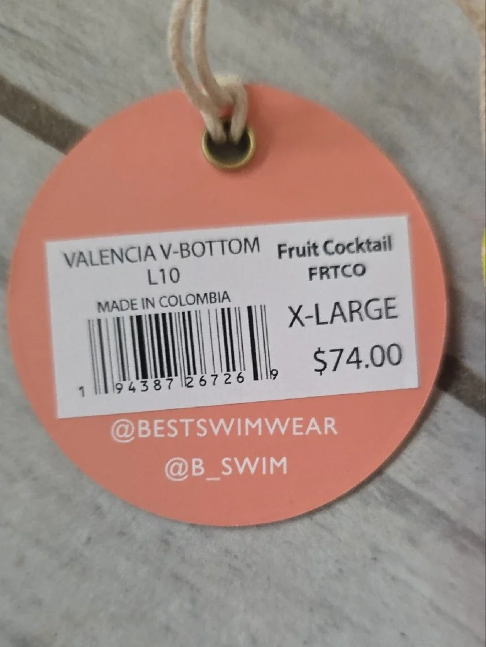 🌺 NWT B Swim Valencia Bikini Set | Barbados Bandeau + Valencia V Bottom | $164